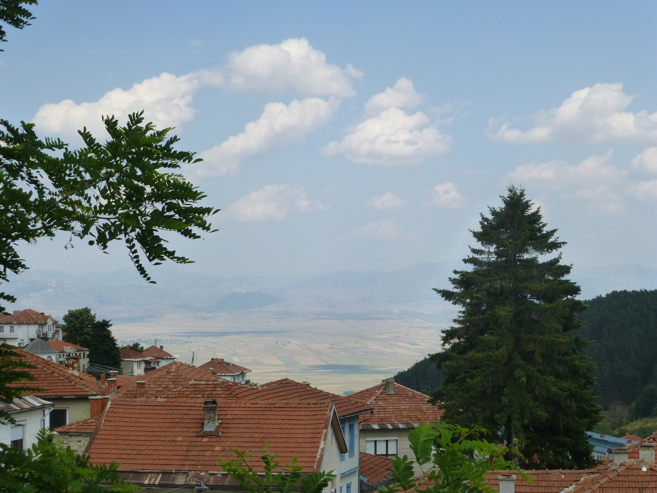 Krushevo valley view